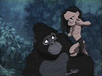 Little Tarzan and Kala