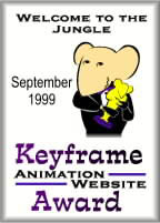 Keyframe Animation Website Award