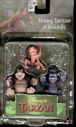 Young Tarzan Figures