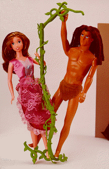 Tarzan and Jane Dolls
